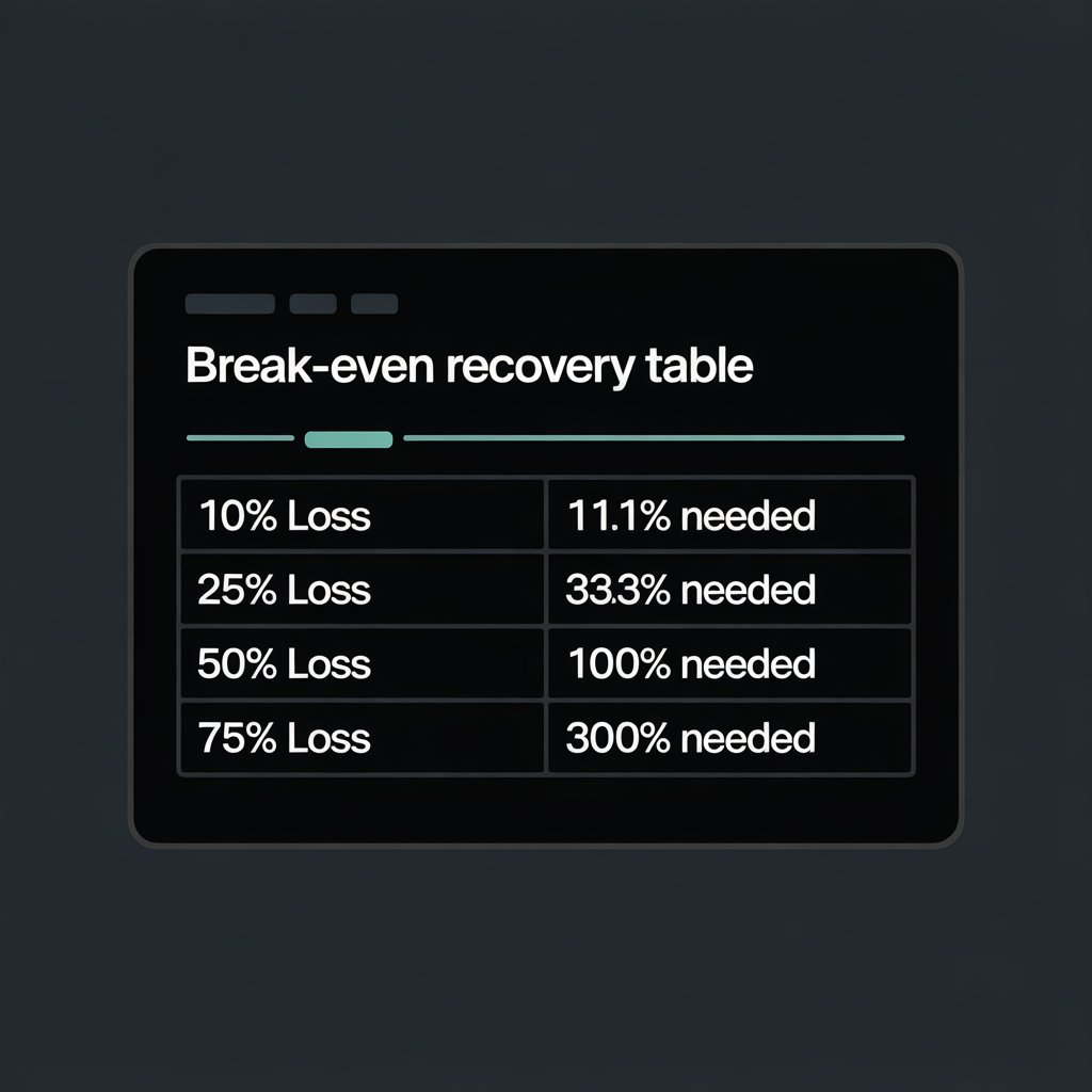 Break-Even Recovery Table